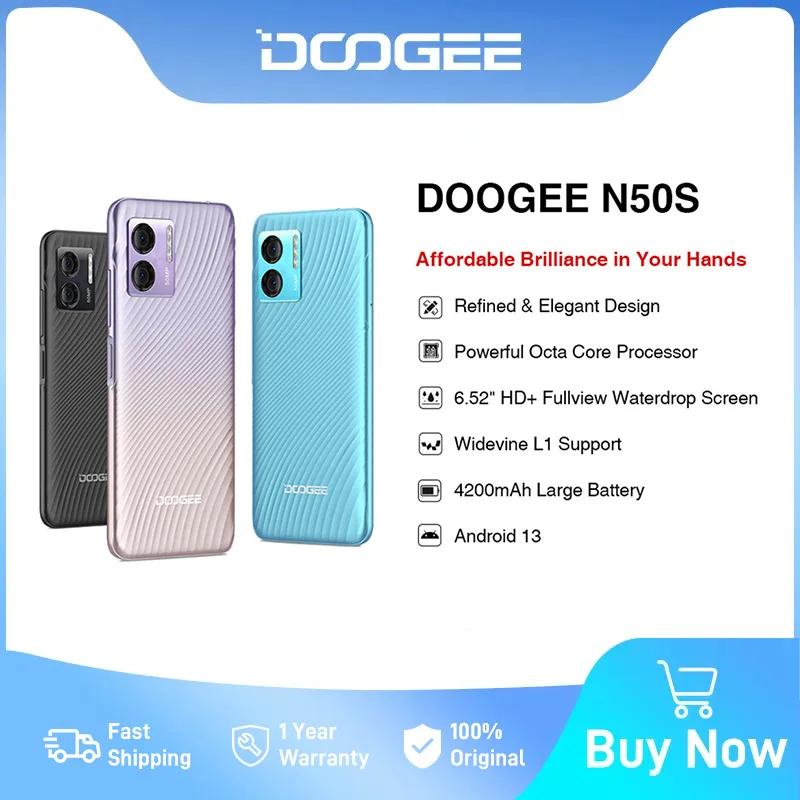 DOOGEE N50S Ʈ, 9GB RAM, 128GB ROM, 6.52 ġ ÷, 20MP AI  ī޶, 4200mAh ͸  , ȵ̵ 13.0